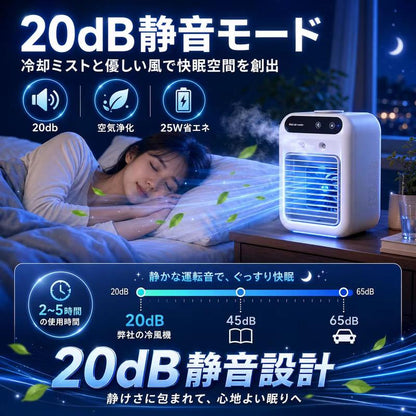 AeroMist™ ポータブル冷風機 4-IN-1